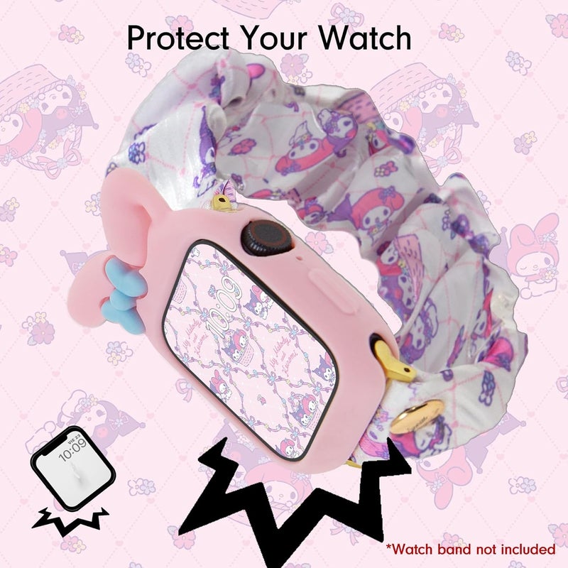 Sonix x Sanrio Apple Watch Cover | Bumper Case for Apple Watch | Protective Silicone Cover | Fits 38mm/40mm/41mm | My Melody - Pink - Image 3